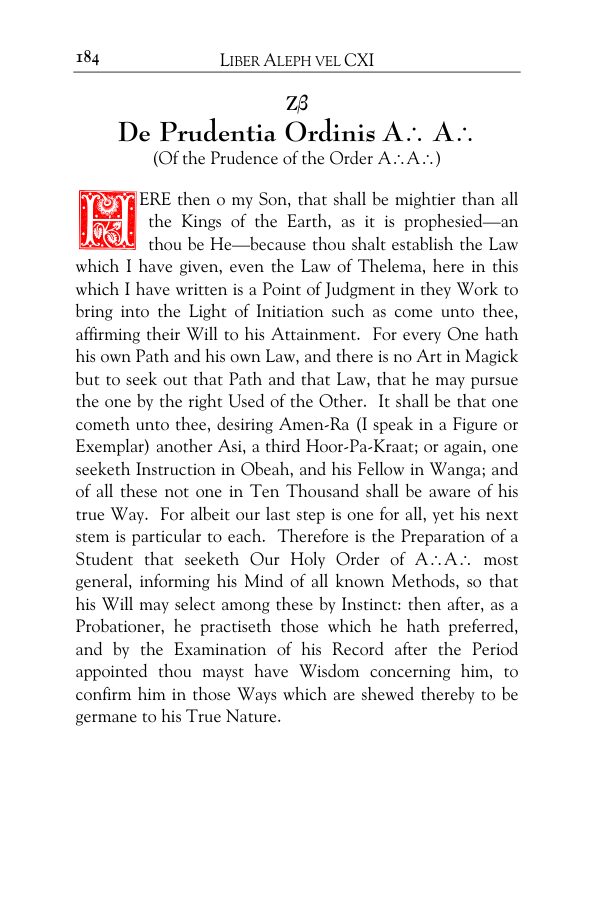 Original scan of Liber Aleph, PDF page 196
