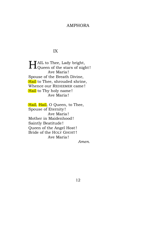 Original scan of Hail Mary, PDF page 19