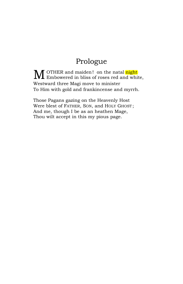 Original scan of Hail Mary, PDF page 6