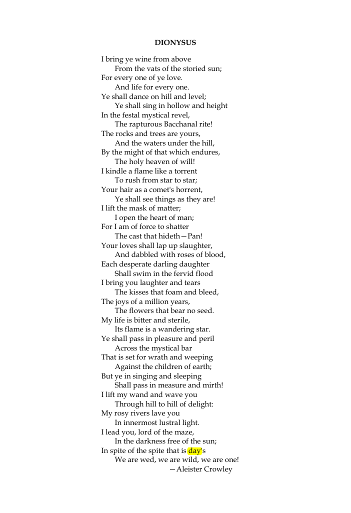 Original scan of The Oriflamme, Vol. I, No. I, PDF page 2