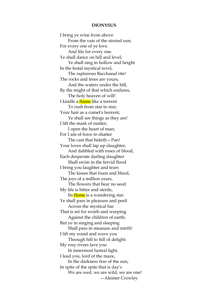 Original scan of The Oriflamme, Vol. I, No. I, PDF page 2