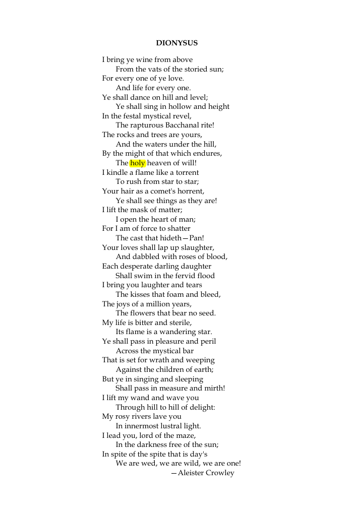 Original scan of The Oriflamme, Vol. I, No. I, PDF page 2
