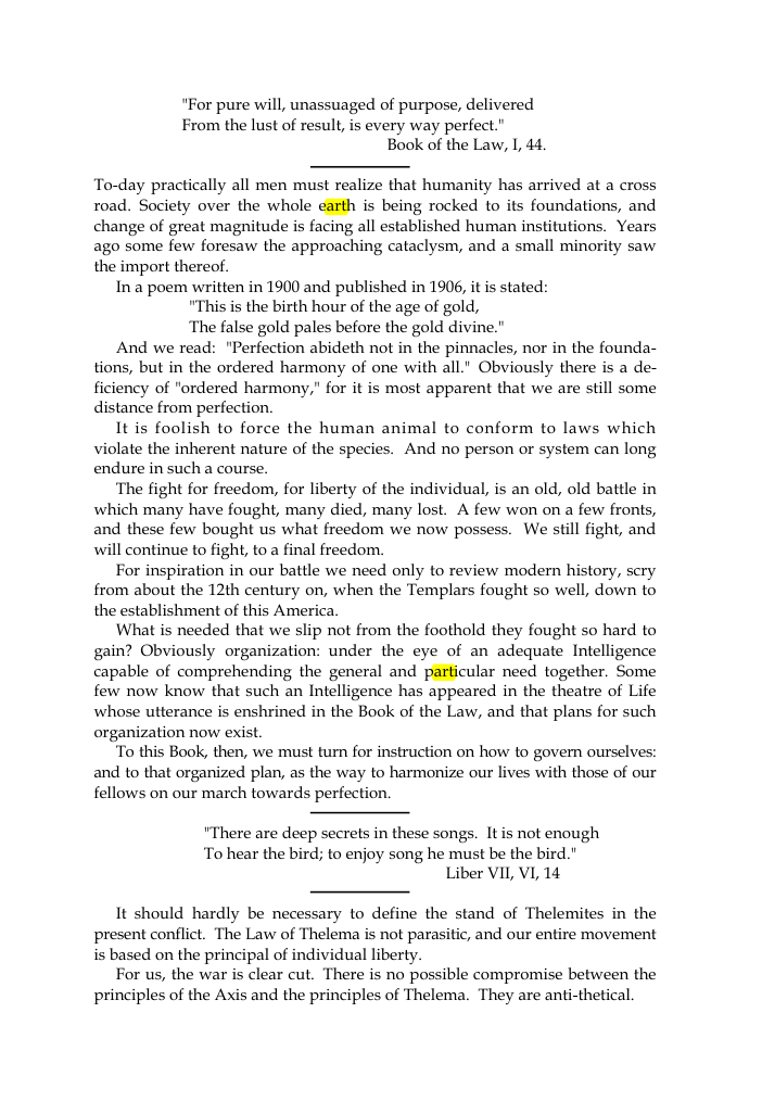 Original scan of The Oriflamme, Vol. I, No. I, PDF page 3