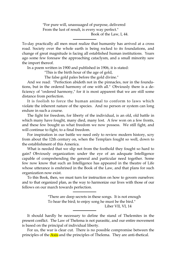 Original scan of The Oriflamme, Vol. I, No. I, PDF page 3