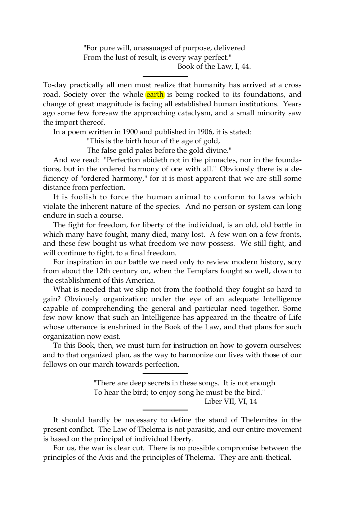 Original scan of The Oriflamme, Vol. I, No. I, PDF page 3
