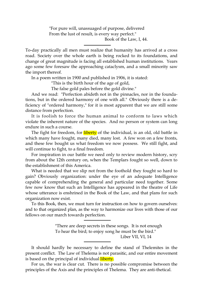Original scan of The Oriflamme, Vol. I, No. I, PDF page 3