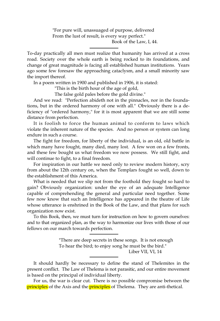 Original scan of The Oriflamme, Vol. I, No. I, PDF page 3