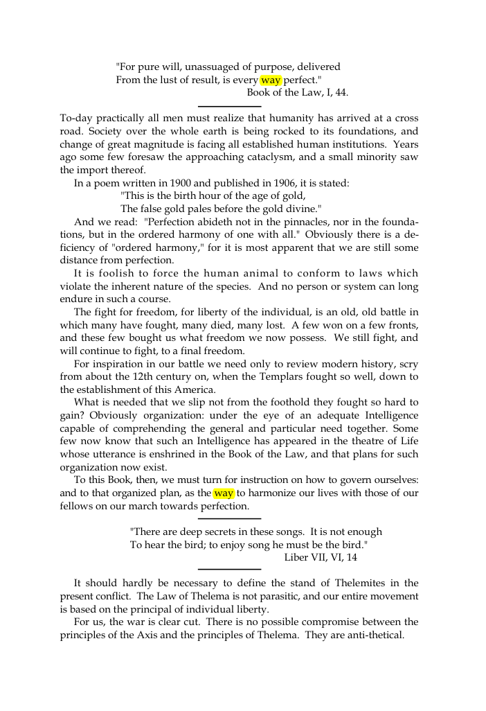 Original scan of The Oriflamme, Vol. I, No. I, PDF page 3