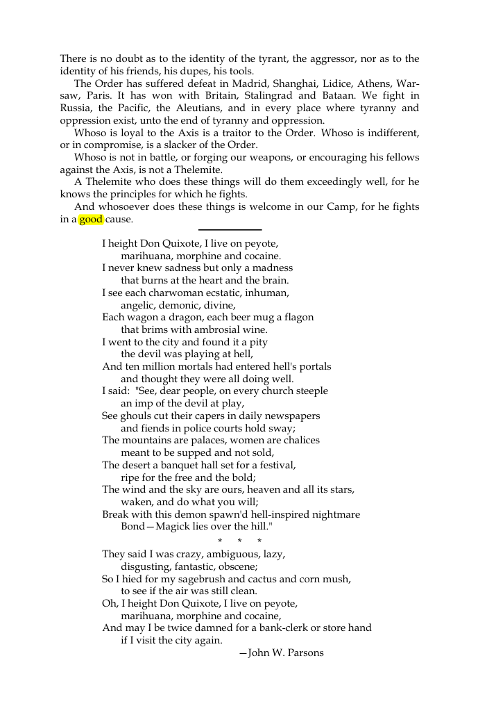 Original scan of The Oriflamme, Vol. I, No. I, PDF page 4