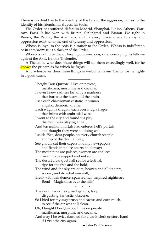 Original scan of The Oriflamme, Vol. I, No. I, PDF page 4