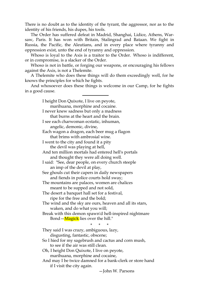 Original scan of The Oriflamme, Vol. I, No. I, PDF page 4