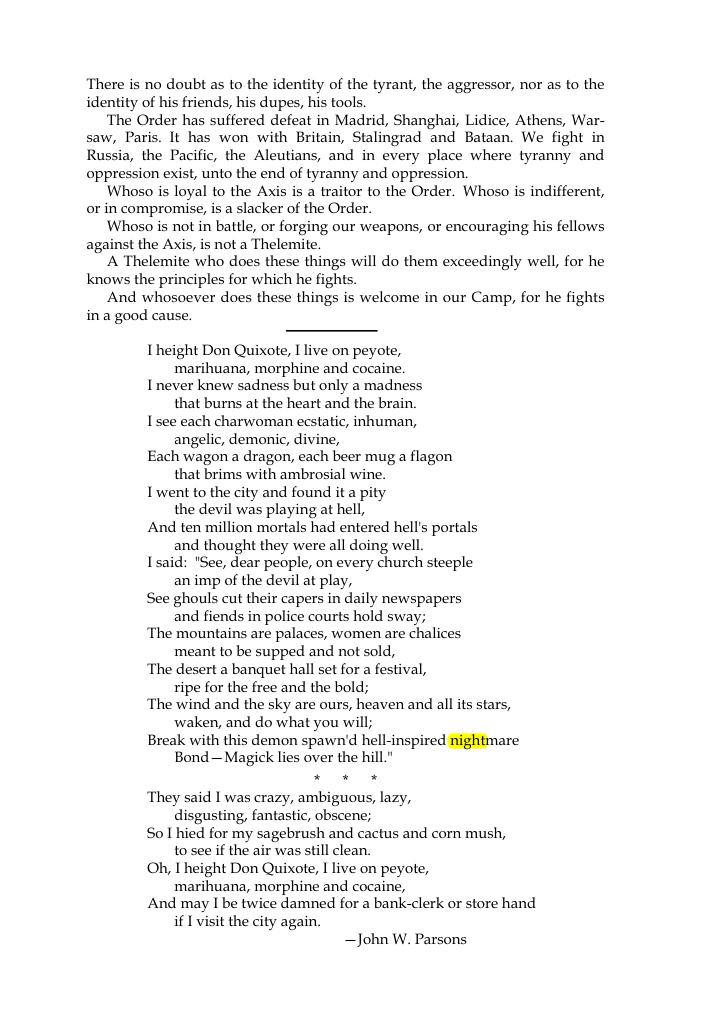 Original scan of The Oriflamme, Vol. I, No. I, PDF page 4