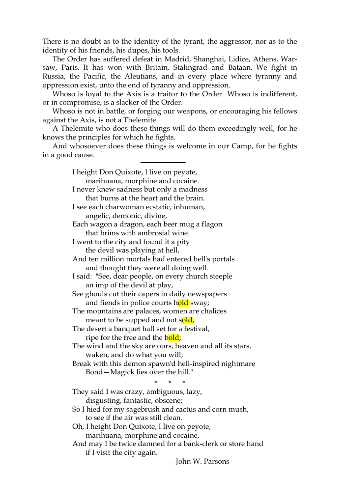 Original scan of The Oriflamme, Vol. I, No. I, PDF page 4