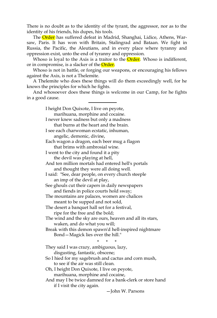 Original scan of The Oriflamme, Vol. I, No. I, PDF page 4