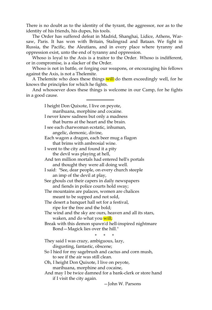 Original scan of The Oriflamme, Vol. I, No. I, PDF page 4