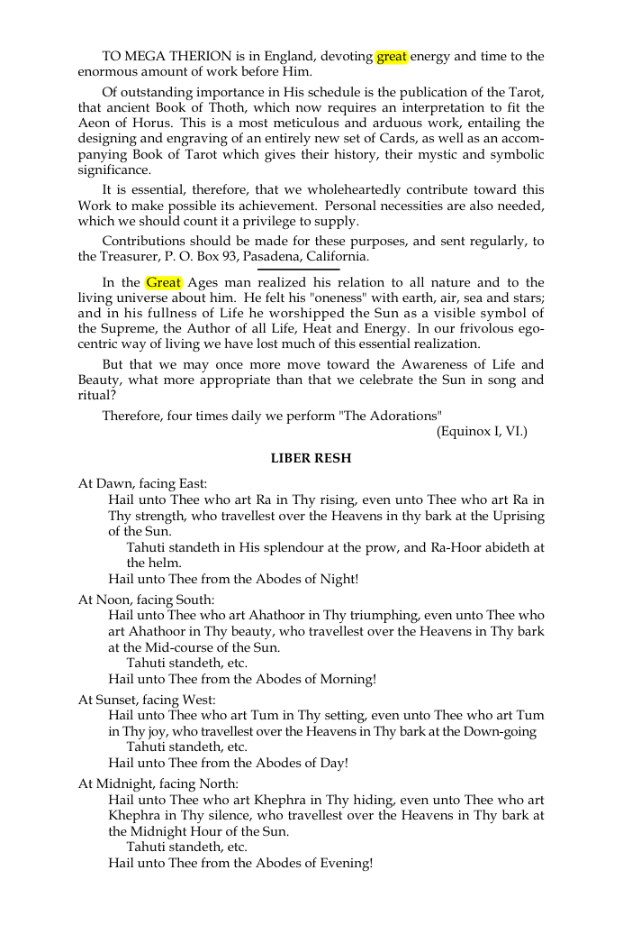 Original scan of The Oriflamme, Vol. I, No. I, PDF page 6