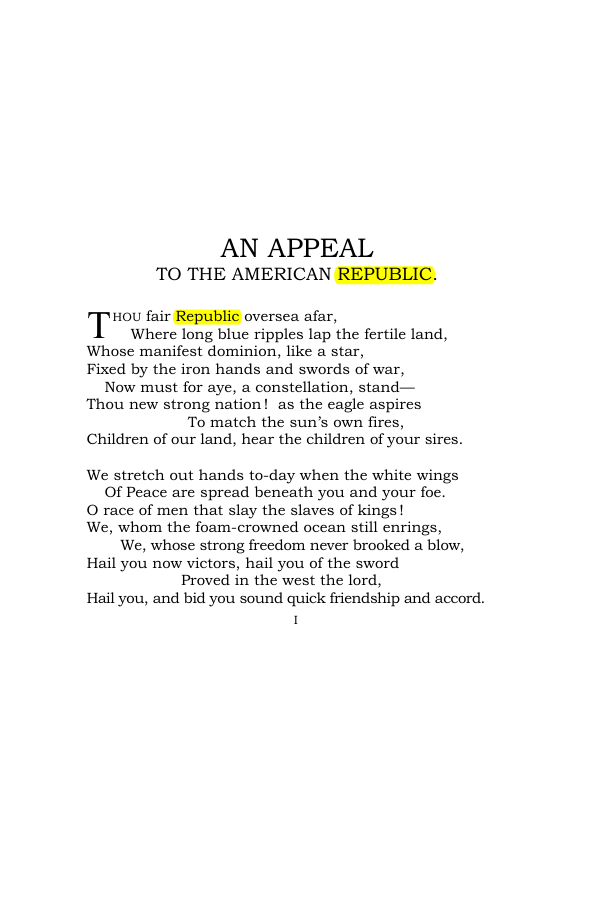 Original scan of An Appeal to the American Republic, PDF page 3