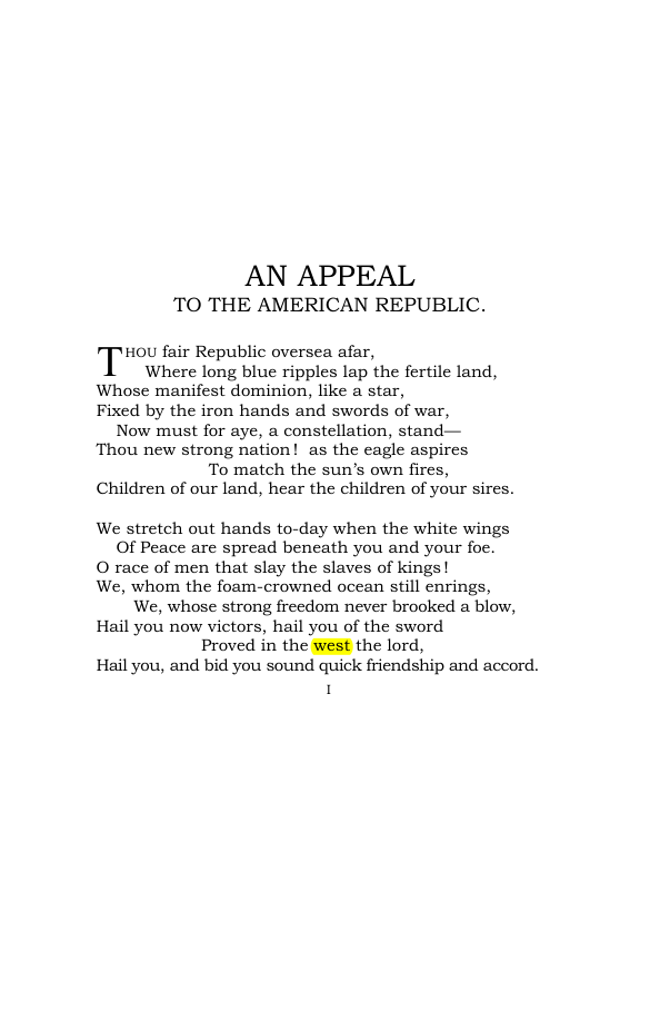 Original scan of An Appeal to the American Republic, PDF page 3