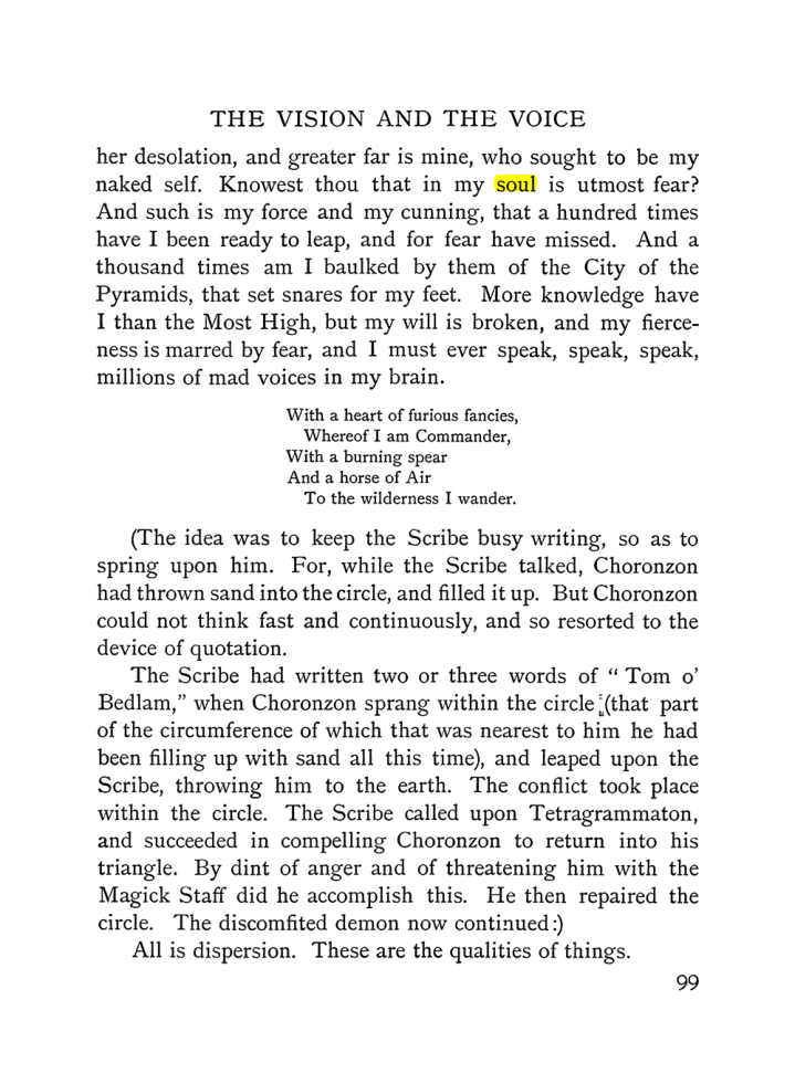 Original scan of The Vision and the Voice, PDF page 101