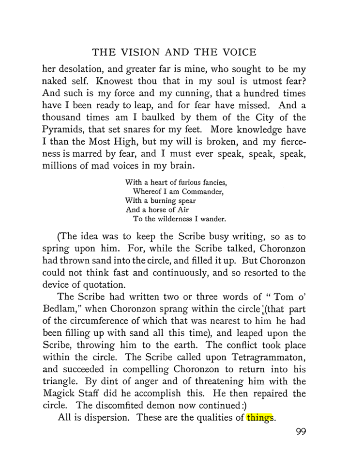 Original scan of The Vision and the Voice, PDF page 101