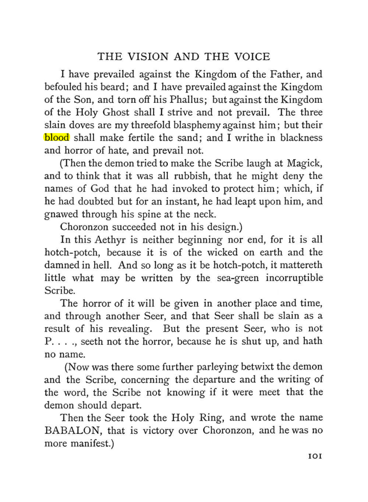 Original scan of The Vision and the Voice, PDF page 103