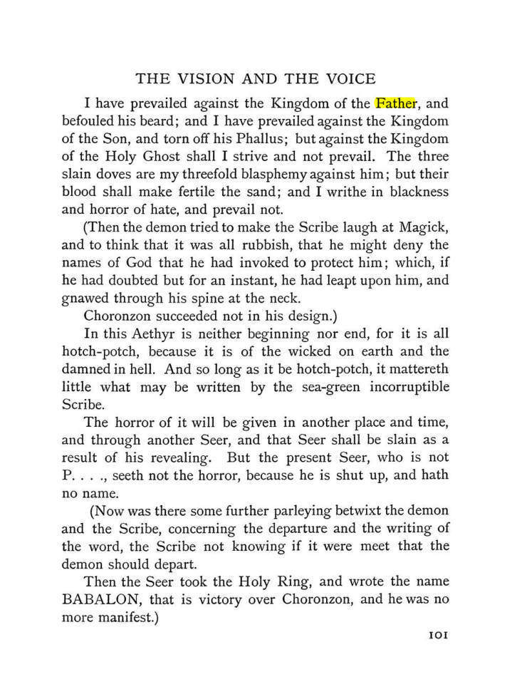 Original scan of The Vision and the Voice, PDF page 103