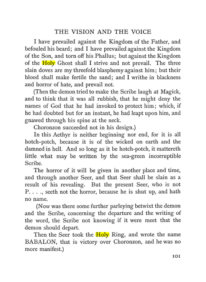 Original scan of The Vision and the Voice, PDF page 103