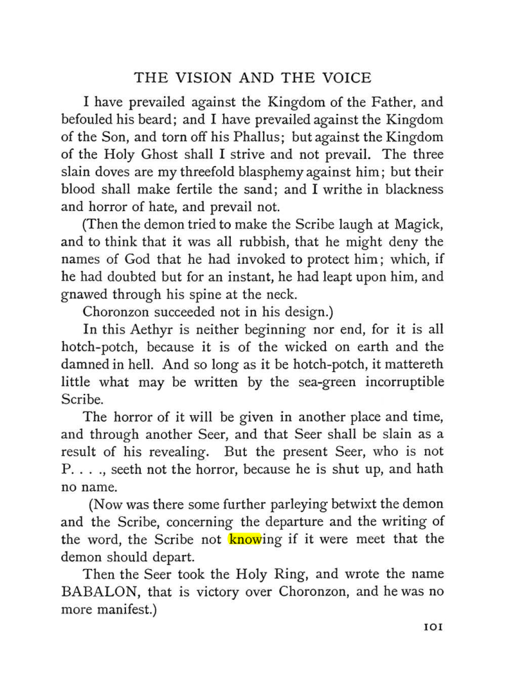 Original scan of The Vision and the Voice, PDF page 103