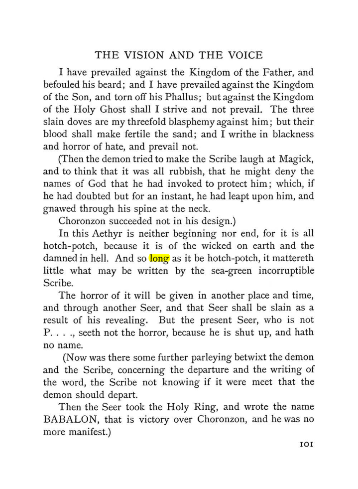 Original scan of The Vision and the Voice, PDF page 103