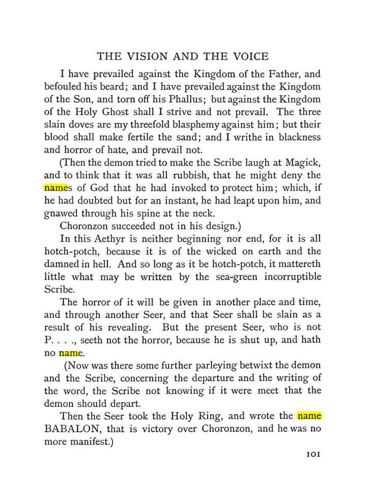 Original scan of The Vision and the Voice, PDF page 103