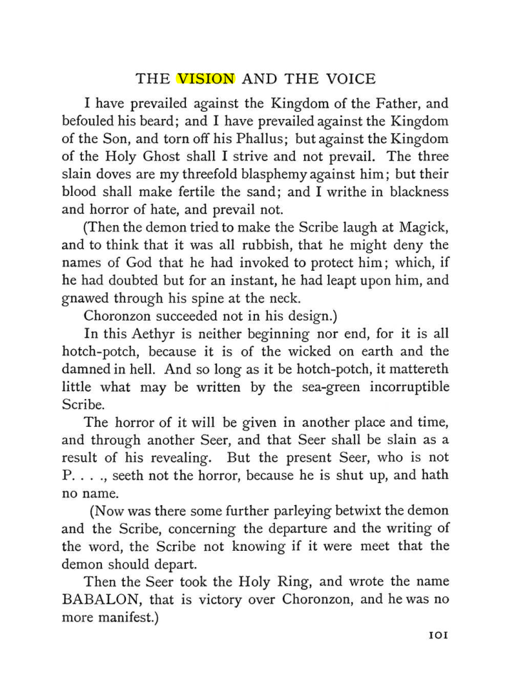 Original scan of The Vision and the Voice, PDF page 103