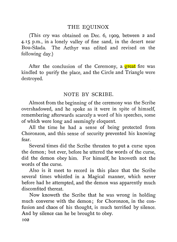 Original scan of The Vision and the Voice, PDF page 104