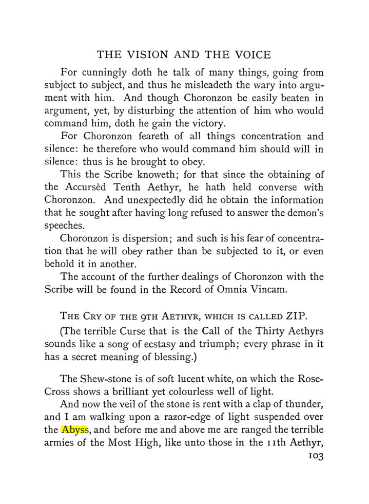 Original scan of The Vision and the Voice, PDF page 105