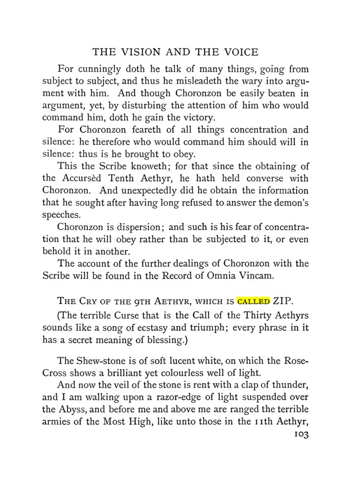 Original scan of The Vision and the Voice, PDF page 105