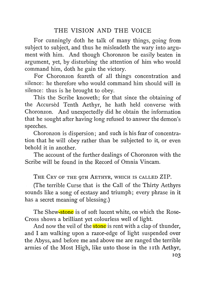Original scan of The Vision and the Voice, PDF page 105
