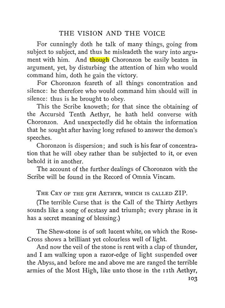 Original scan of The Vision and the Voice, PDF page 105