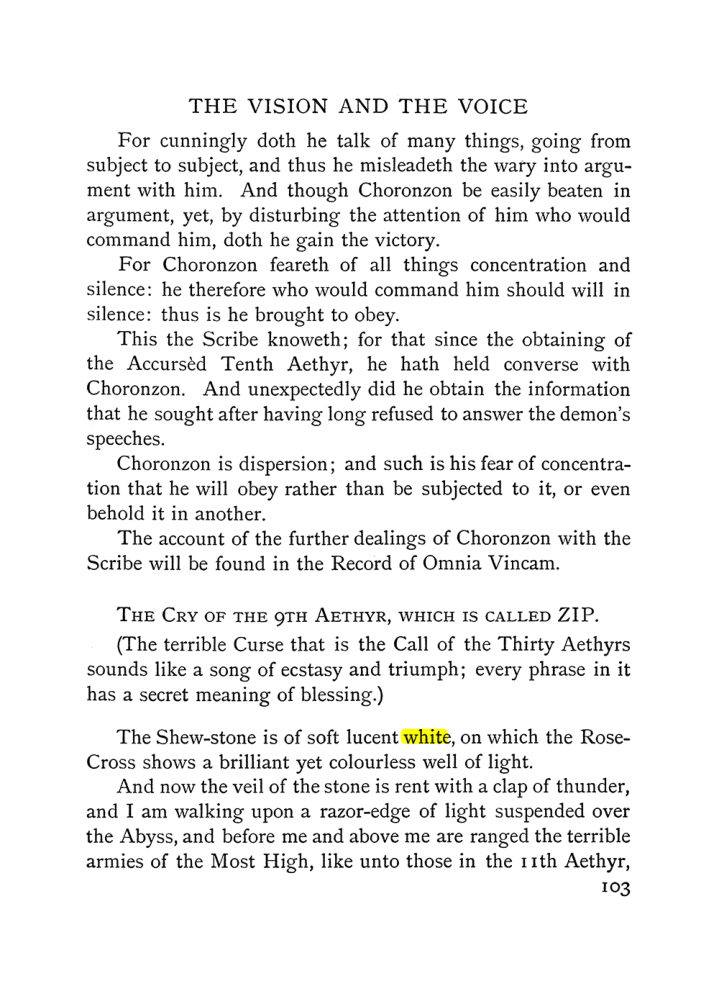 Original scan of The Vision and the Voice, PDF page 105
