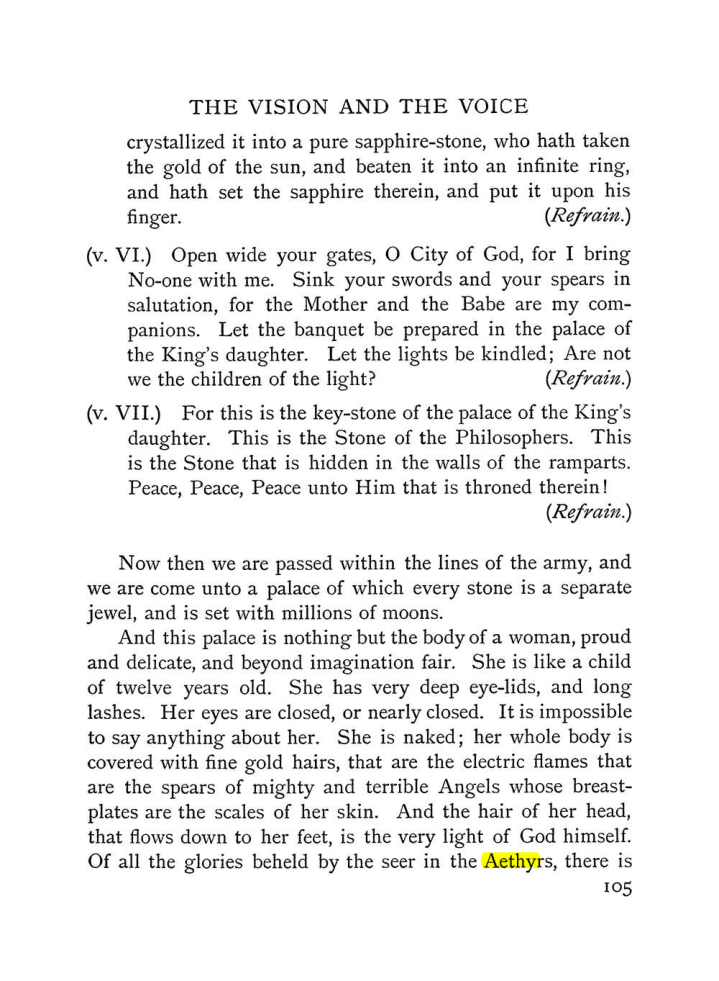 Original scan of The Vision and the Voice, PDF page 107