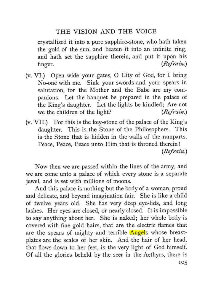 Original scan of The Vision and the Voice, PDF page 107
