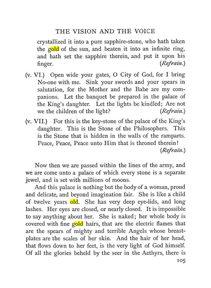 Original scan of The Vision and the Voice, PDF page 107
