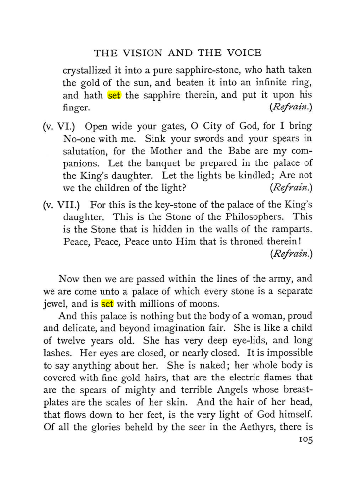 Original scan of The Vision and the Voice, PDF page 107