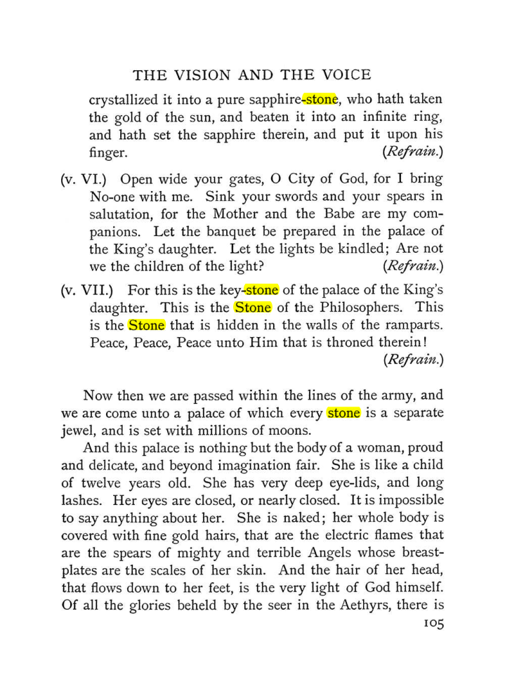 Original scan of The Vision and the Voice, PDF page 107