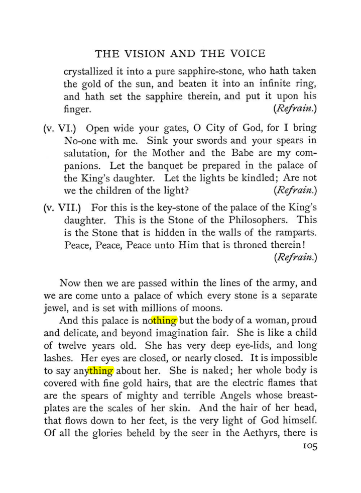 Original scan of The Vision and the Voice, PDF page 107