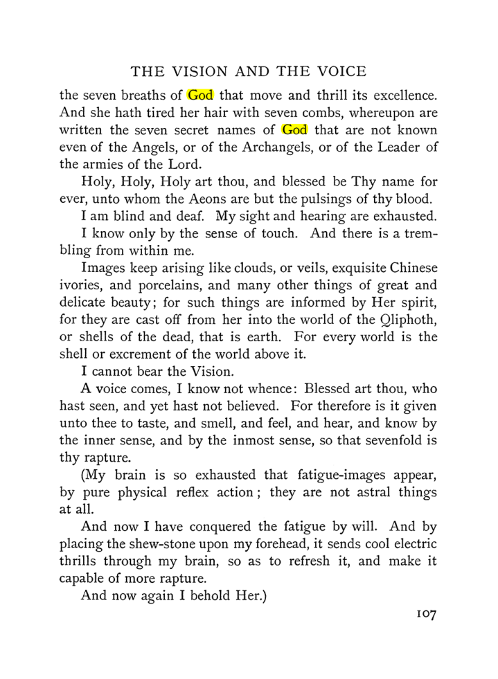 Original scan of The Vision and the Voice, PDF page 109