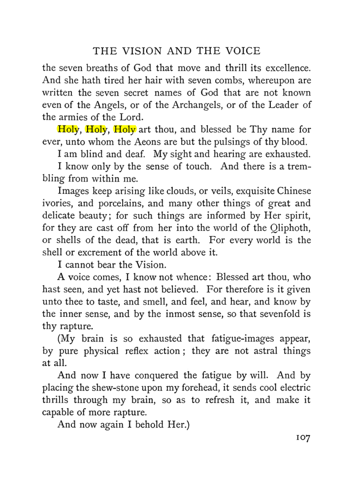 Original scan of The Vision and the Voice, PDF page 109