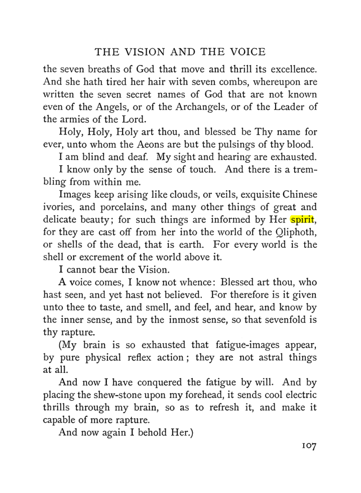 Original scan of The Vision and the Voice, PDF page 109
