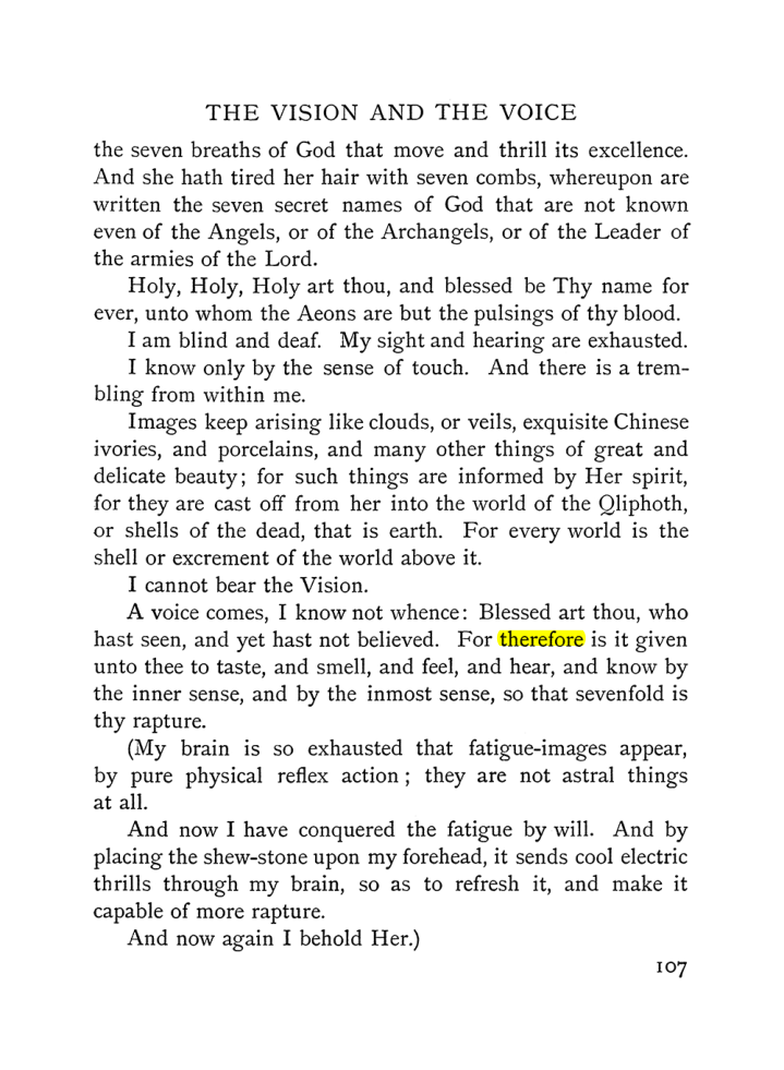 Original scan of The Vision and the Voice, PDF page 109