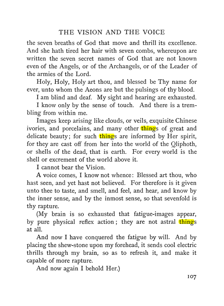 Original scan of The Vision and the Voice, PDF page 109