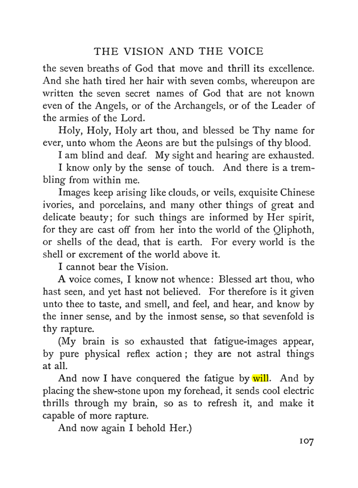 Original scan of The Vision and the Voice, PDF page 109