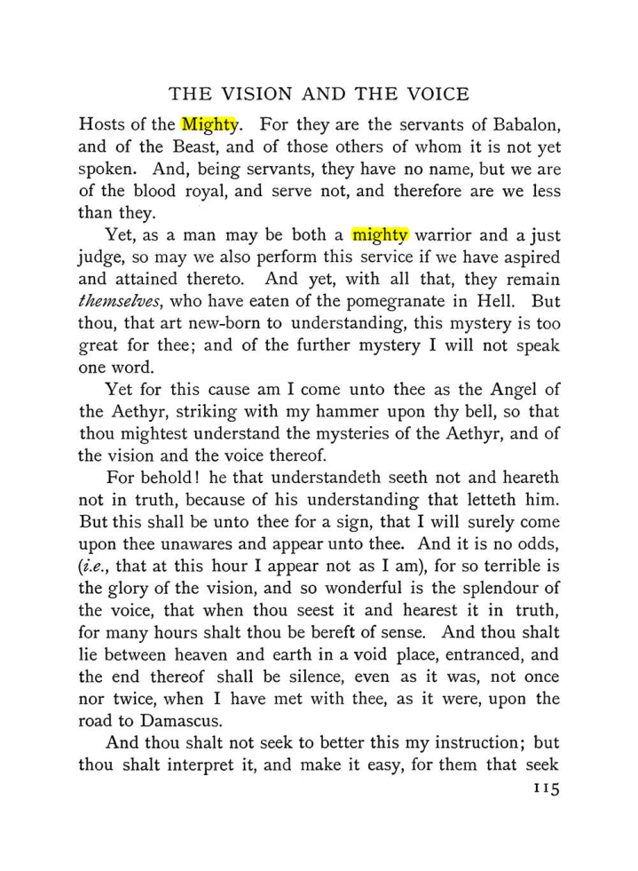 Original scan of The Vision and the Voice, PDF page 117